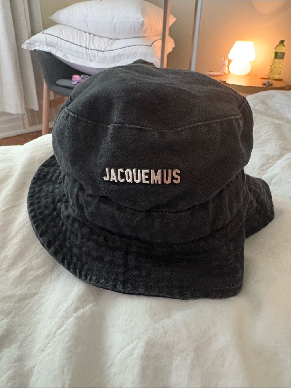 Jacquemus Black Logo Bucket Hat